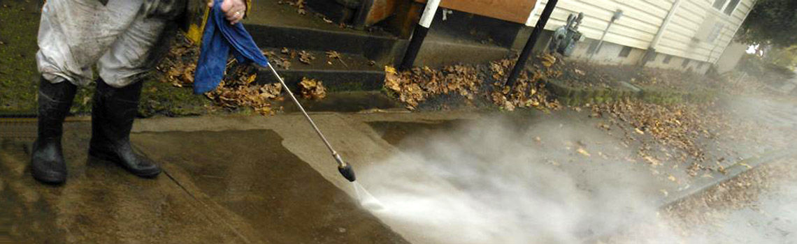 Pressure washing done right – more than 35 years experience!